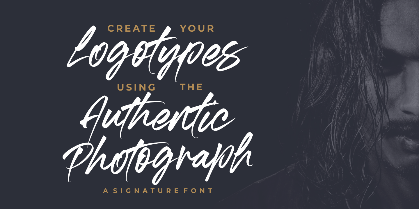 Authentic Photograph Regular Font preview